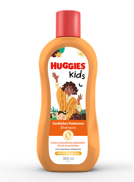 Shampoo Huggies Kids Cachinhos Poderosos - 360ml