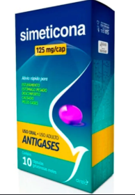 Simeticona 125mg 10 Cápsulas Moles Airela
