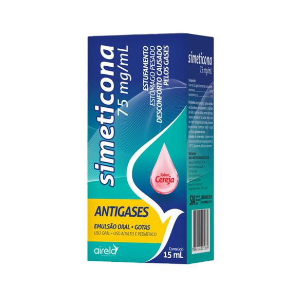 Simeticona 75mg/ml Gotas Airela Com 15ml Sabor Cereja