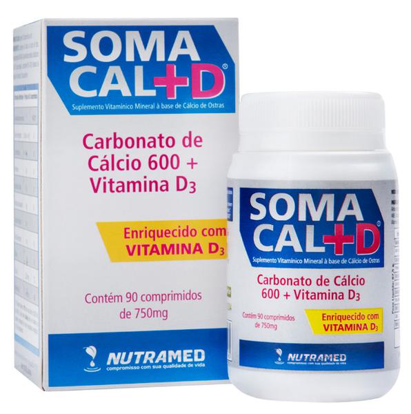 SomaCal +D (Cálcio+Vit D3) - 60 comprimidos