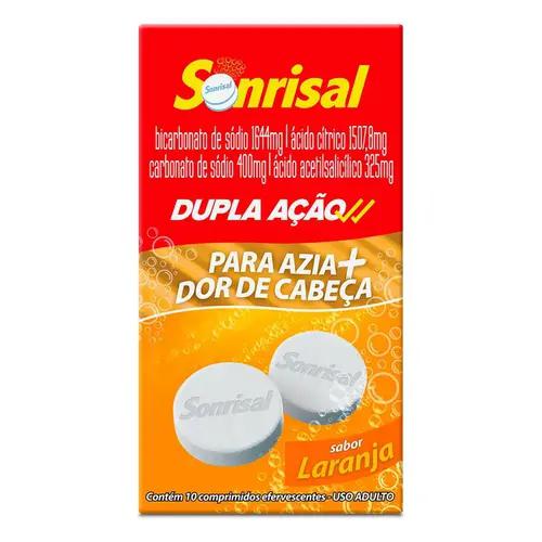 Sonrisal Efervescentes Laranja 10 Comprimidos