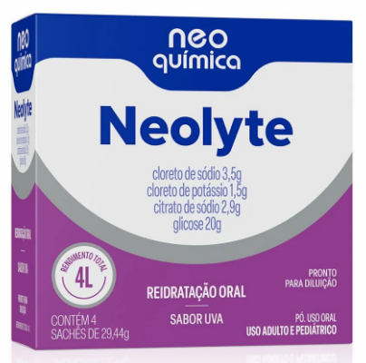 SORO REIDRAT (NEOLYTE) UVA CX 4UN X 29,44G