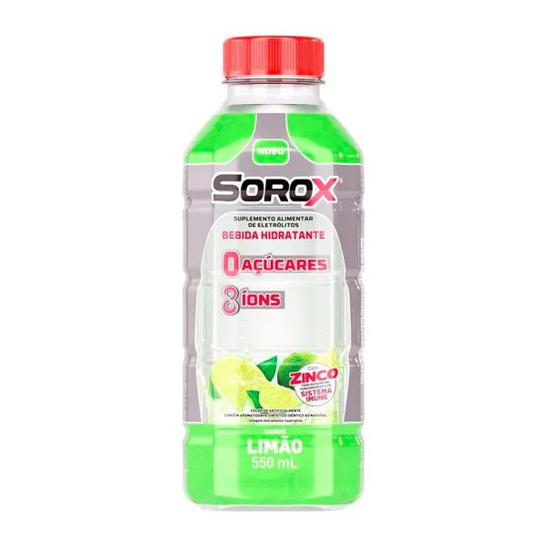 Suplemento Alimentar de Eletrólitos SoroX Sabor Limão 550ml