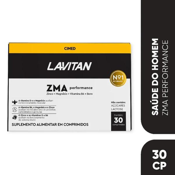 Suplemento Alimentar Lavitan ZMA Performance 30 Comprimidos