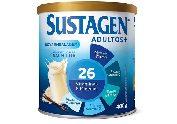 Sustagen Adultos+ Sabor Baunilha 400g