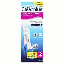 Teste de Gravidez Clearblue Detecção Rápida com 2 Unidades
