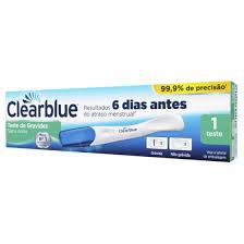 TESTE DE GRAVIDEZ CLEARBLUE SAIBA ANTES 1UN