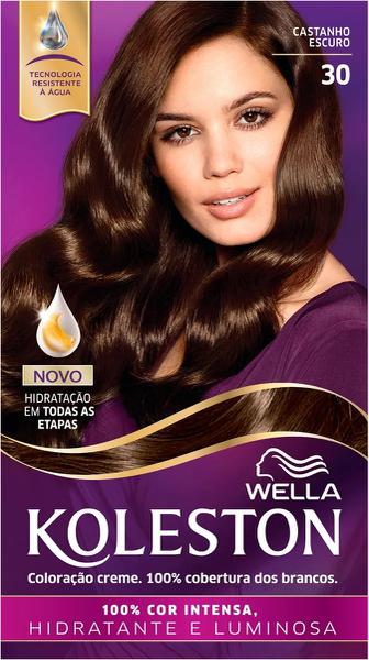 Tinta de Cabelo Koleston 30 Castanho Escuro