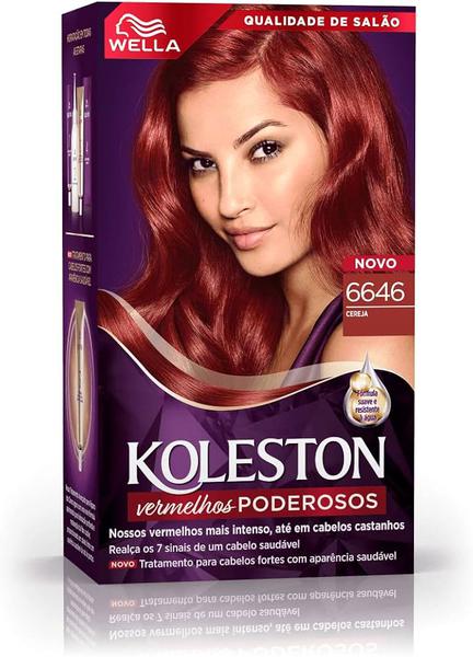 Tinta de Cabelo Koleston 6646 Cereja