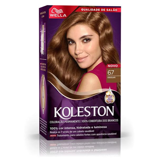 Tinta de Cabelo Koleston Chocolate 67 Coleção Noites Iluminadas