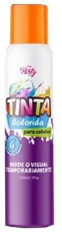 Tinta Spray Para Cabelo 150ml Laranja My Party