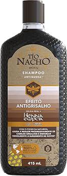 Tio Nacho Shampoo Antigrisalho 415ml - Antiqueda e Henna Egípcia Vegetal​