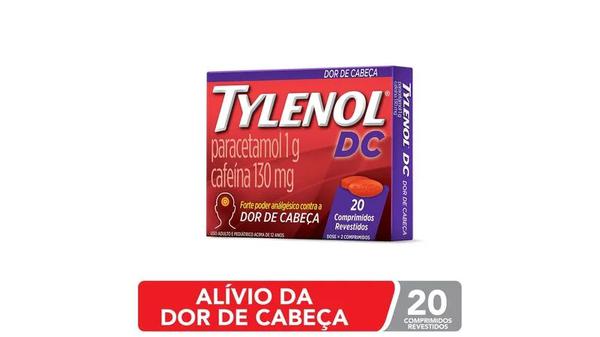 Tylenol DC 1g + 130mg - 20 comprimidos
