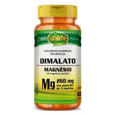 Unilife Magnésio Dimalato 260mg com 60 Cápsulas