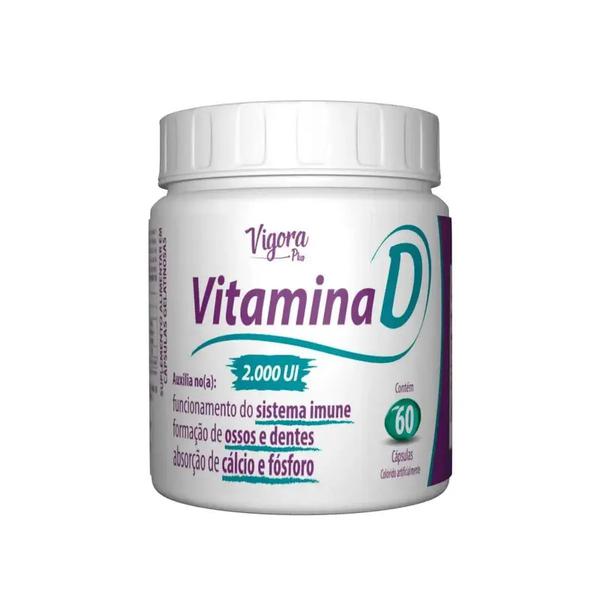 Vigora Plus Vitamina D 2000UI 60 Cápsulas
