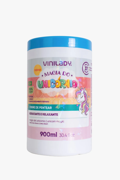 Creme de Pentear Magia do Unicórnio Vini Lady Kids - 900g