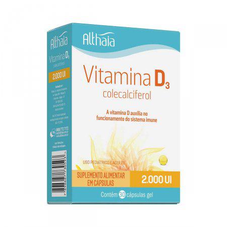 VITAMINA D (ALTHAIA) 2.000UI CX 30CAPS MOLES