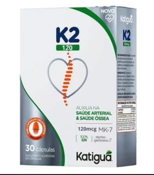 VITAMINA K2 120MG CX 30CPS KTG