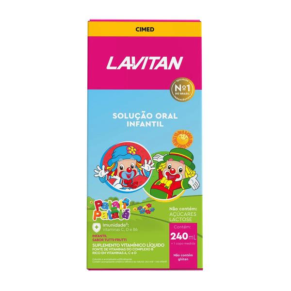 Vitamina Lavitan Kids Tutti-Frutti Solução Oral 240ml