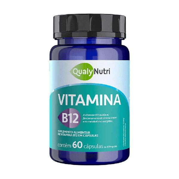 Vitamina B12 - 60 Cápsulas - QualyNutri