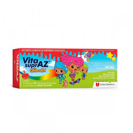 Polivitamínico Vita Supraz Efervescente Os Chocolix Infantil