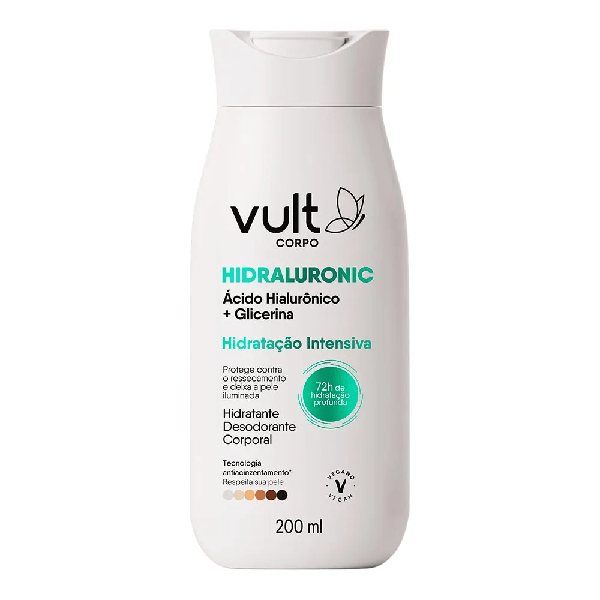 Hidratante Desodorante Corporal Vult Corpo Hidraluronico Hidratação Intensiva  350ml