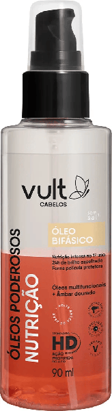 Óleo Bifásico Vult Cabelos Óleos Poderosos Nutrição 90ml
