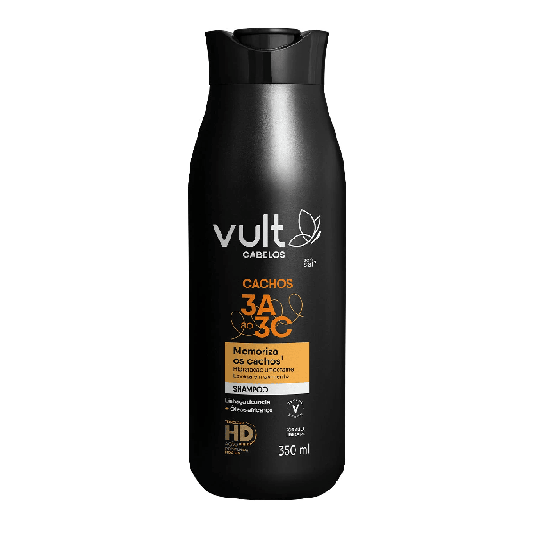 Shampoo Vult Cabelos Cachos 3A a 3C 350ml 