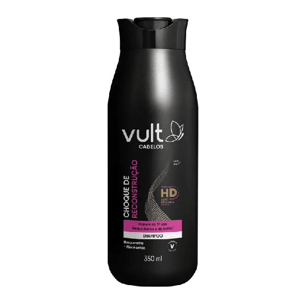 Shampoo Vult Cabelos Choque de Reconstrução 350ml 