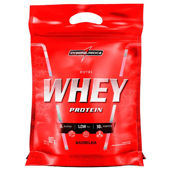 WHEY PROTEIN INTEGRALM BAUNILHA REFIL 900G