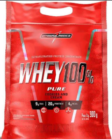 WHEY PROTEIN INTEGRALM COOKIES REFIL 900G