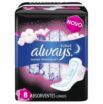 ABSORVENTE ALWAYS NOTURNO SV C/A C/8