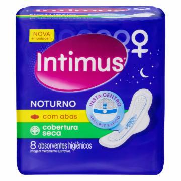 ABSORVENTE INTIMUS NOTURNO INSTA CENTRO SECA C/A C/8