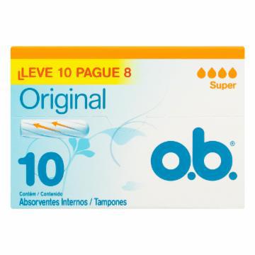 ABSORVENTE OB INTERNO SUPER LV10 PG8