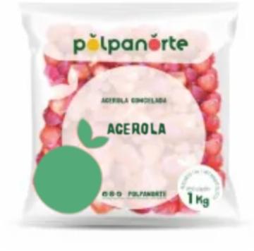 ACEROLA POLPA NORTE FRUTA CONGELADO 1,02KG