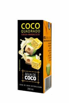 AGUA DE COCO QUADRADO MARACUJA 200ML