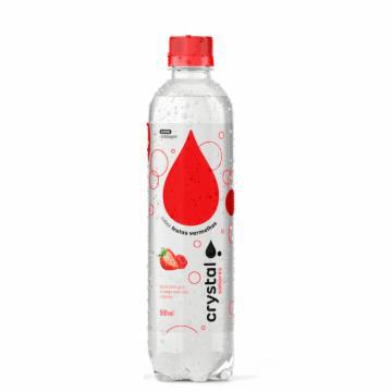 AGUA SABORIZADA CRYSTAL FRUTAS VERMELHAS PET 510ML