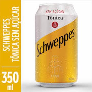 AGUA TONICA LATA SCHWEPPES SEM ACUCAR 350ML