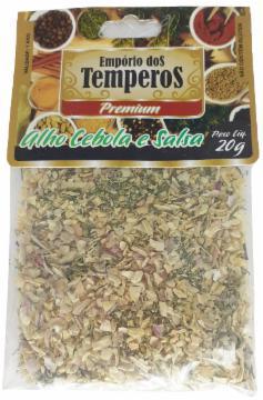 ALHO/CEBOLA/SALSA EMPORIO TEMPEROS 20G