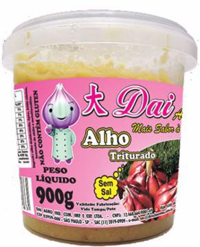 ALHO DAI TRITURADO S/SAL 900G