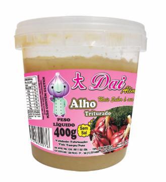 ALHO TRITURADO DAI SEM SAL 400G