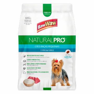 ALIM CAES RACAS PEQ BAW WAW NAT PRO CAR/ARROZ 1KG