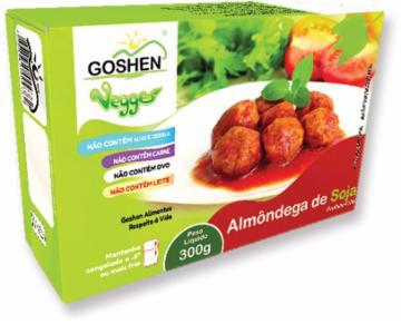 ALMONDEGA GOSHEN VEGGES SOJA 300G