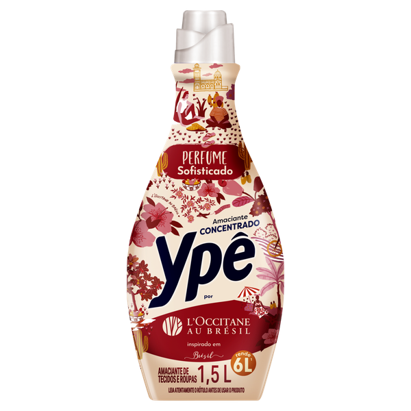 AMACIANTE YPE CONCENTRADO LOCCITANE AU BRESIL PERFUME SOFISTICADO 1,5L