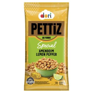 AMENDOIM PETTIZ SPECIAL LEMON PEPPER 320G