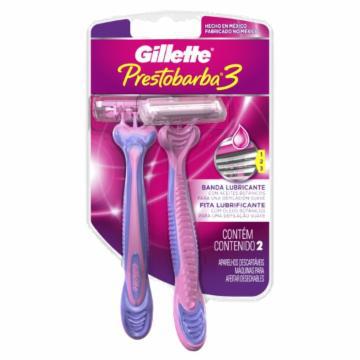 APARELHO BARBEAR PRESTOBARBA 3 FEM C/2