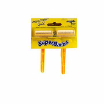 APARELHO BARBEAR SUPER BARBA AMARELO BLISTADO GOLD C/2
