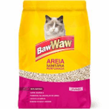 AREIA BAW WAW P/GATOS PERFUMADA 4KG