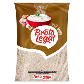 ARROZ BRANCO BROTO LEGAL TIPO 1 1KG
