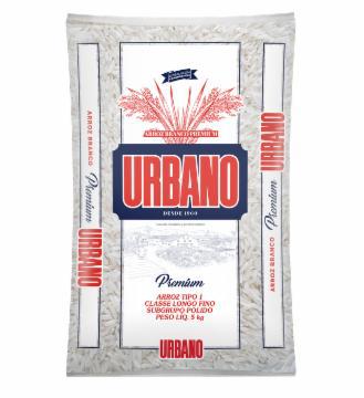ARROZ BRANCO URBANO PREMIUM TIPO 1 PACOTE 5KG